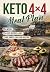 KETO 4×4 Meal Plan: 4 Weeks...