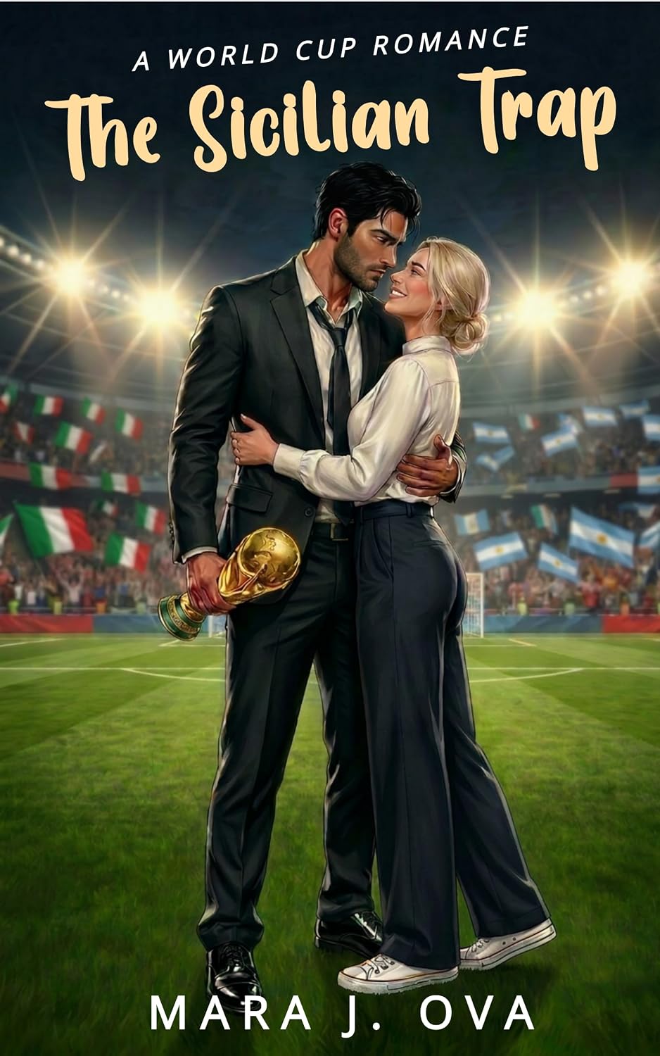The Sicilian Trap: A Grumpy Italian Coach Spicy Soccer Rom-Com (The Italian Whistle)