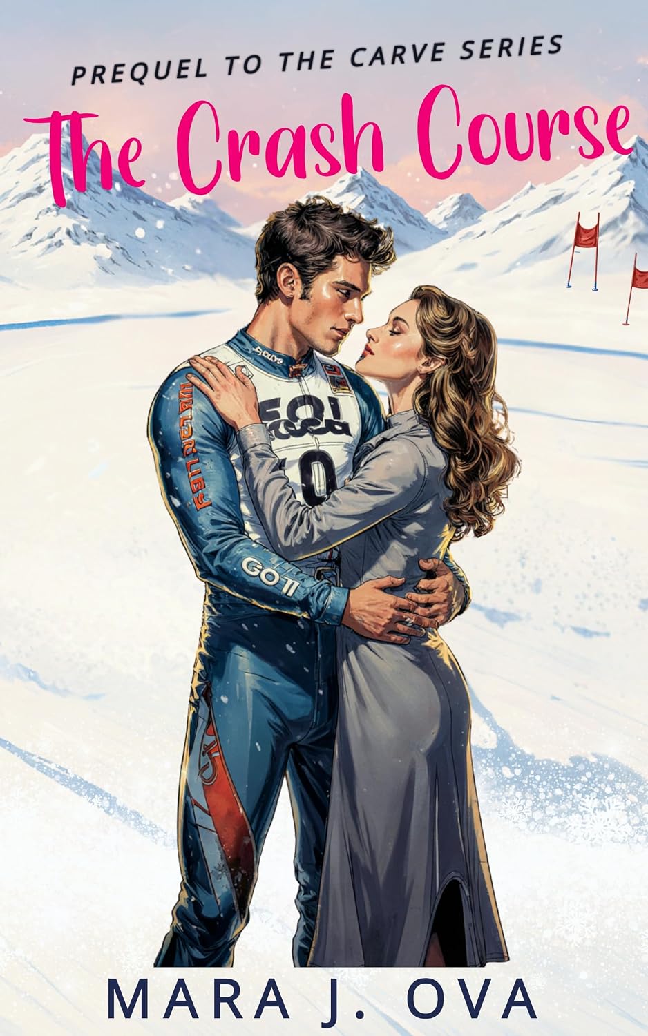 The Crash Course: A Short Steamy Sports Romance With A Golden Boy Star Skier (The Carve Series)