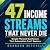 47 Income Streams That Neve...