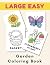 Large Easy Garden Coloring ...
