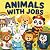 Animals With Jobs: Coloring...