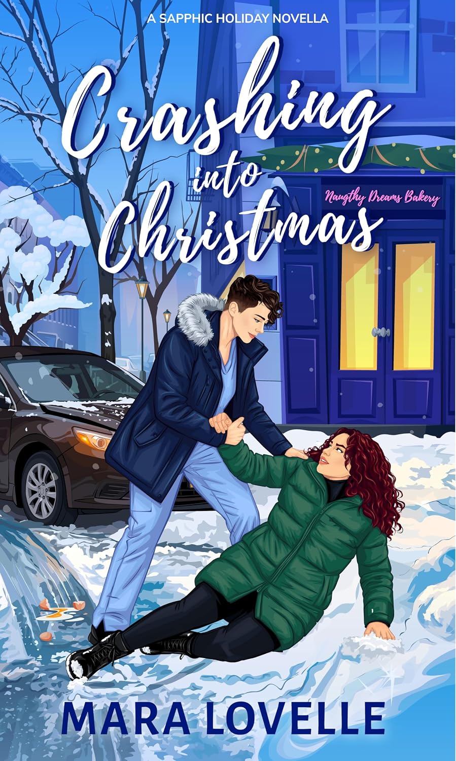 Read Crashing into Christmas: A Cozy Sapphic Holiday Novella