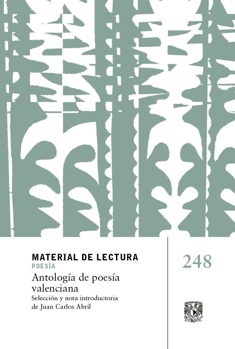 Material de lectura: Antología de poesía valenciana