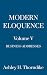 Modern Eloquence: Volume V:...