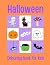 Halloween colouring book fo...