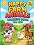 Happy Farm Animals Coloring...