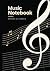 Music Notebook with Staff P...
