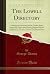 The Lowell Directory: Conta...
