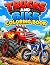 Trucks and bike coloring book