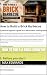 HOW TO BUILD A BRICK BARBECUE by Max Edwards