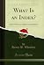 What Is an Index?: A Few No...