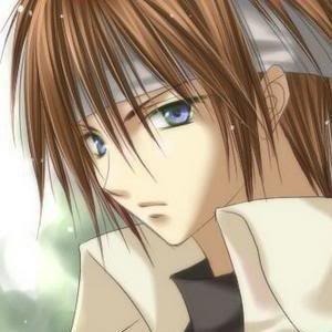 anime guy with brown hair and blue eyes Pictures, Images and Photos