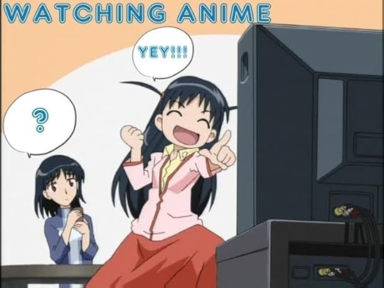 watching anime Pictures, Images and Photos