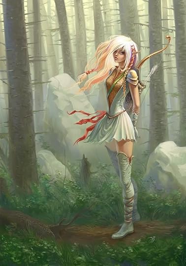 Elf with Bow Pictures, Images and Photos