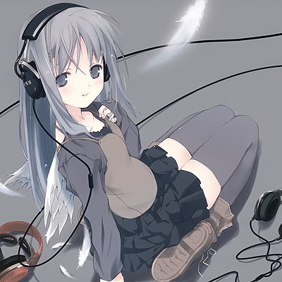 anime grey girl Pictures, Images and Photos