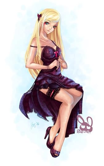 blonde anime girl Pictures, Images and Photos