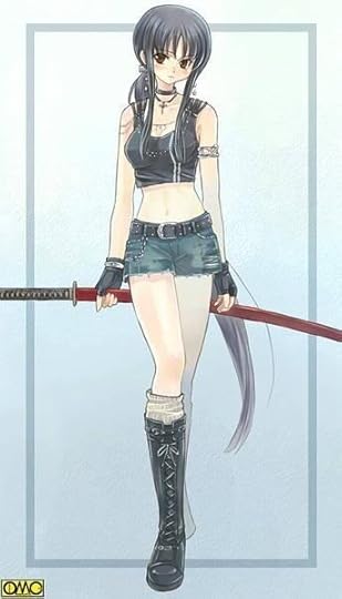 anime girl sword Pictures, Images and Photos