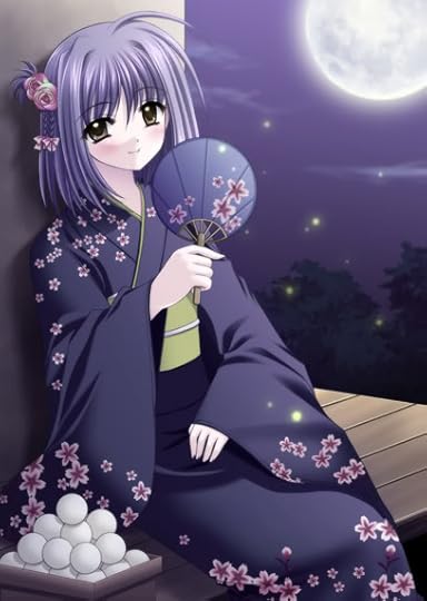 anime purple hair girl Pictures, Images and Photos