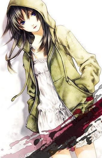 Anime black hair girl Pictures, Images and Photos