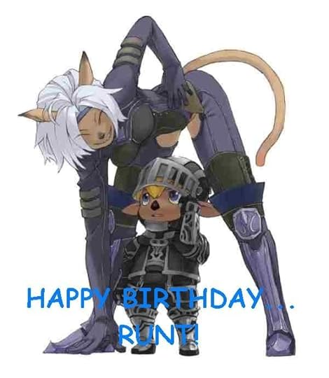 final fantasy xi mithra ff-xi taru happy birthday