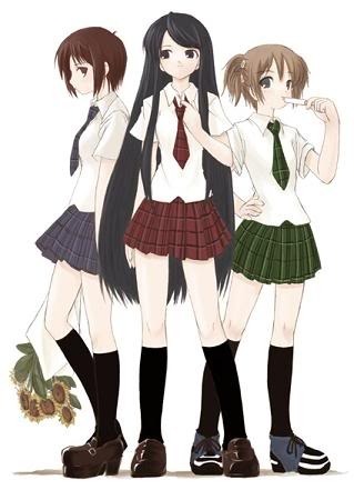 US!! ~(In anime and school uniforms!!)~