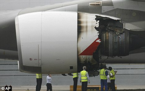 qantas engine