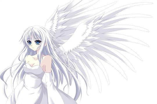 anime,angel,girl,white,wallpaper