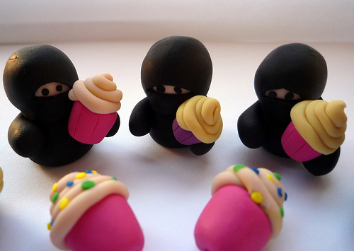 Ninja cupcakes