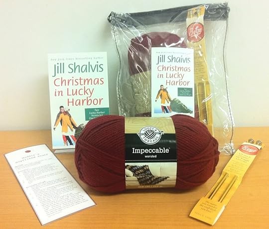 Christmas in Lucky Harbor with knitting kit