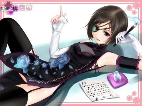 young anime girl with heterochromia Pictures, Images and Photos