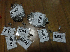 Completed Nametags!