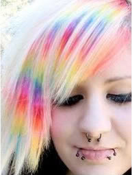 Rainbow Hair Pictures, Images and Photos
