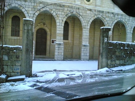Snow in Jdeida 2007