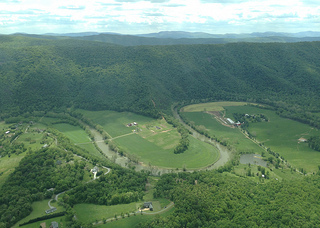 North Fork of the Shenandoah River near Toms Brook