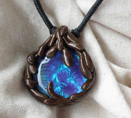 blue pendant