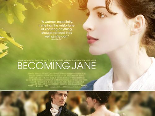 Becoming Jane widescreen poster