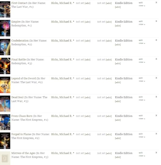 My Books book order