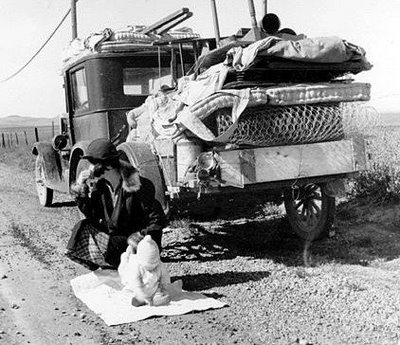  Many people travelled in the Southwest looking for work. 