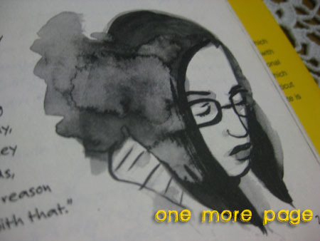 Tear stained drawing