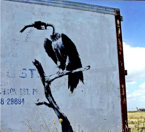 Banksy petrol vulture