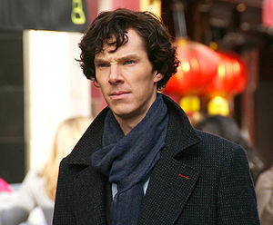 Chinatown, London. Benedict Cumberbatch during...