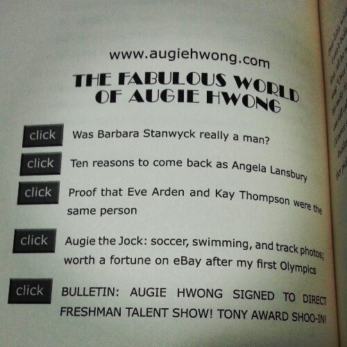 My Most Excellent Year - Augie