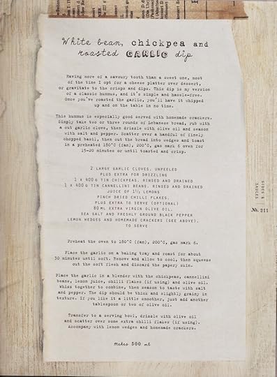 White bean, chickpea and roasted garlic dip - from What Katie Ate p.211