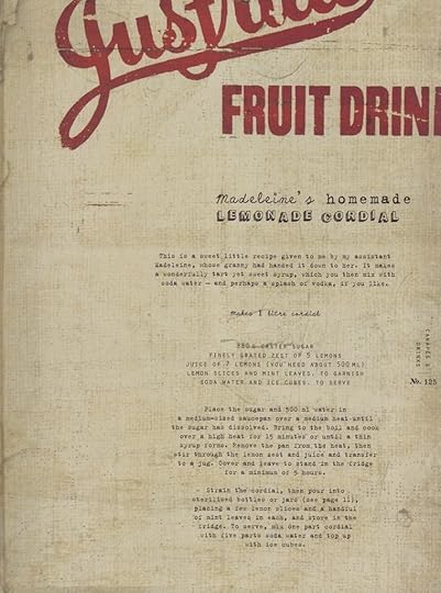 Madeline's homemade lemonade cordial - from What Katie Ate p.125