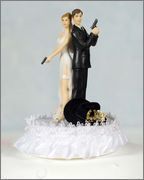 Super Sexy Western Cowboy Wedding Cake Topper