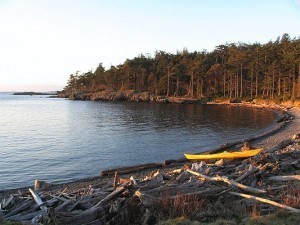 Near campground on D'Arcy Island