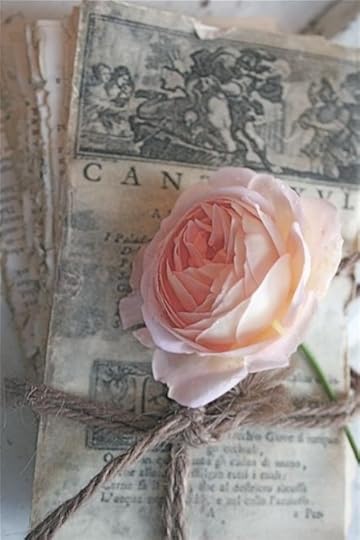 Roses and vintage letters will be eternally romantic