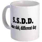 same shit different day mug