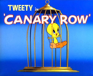 Canary Row Title Screen